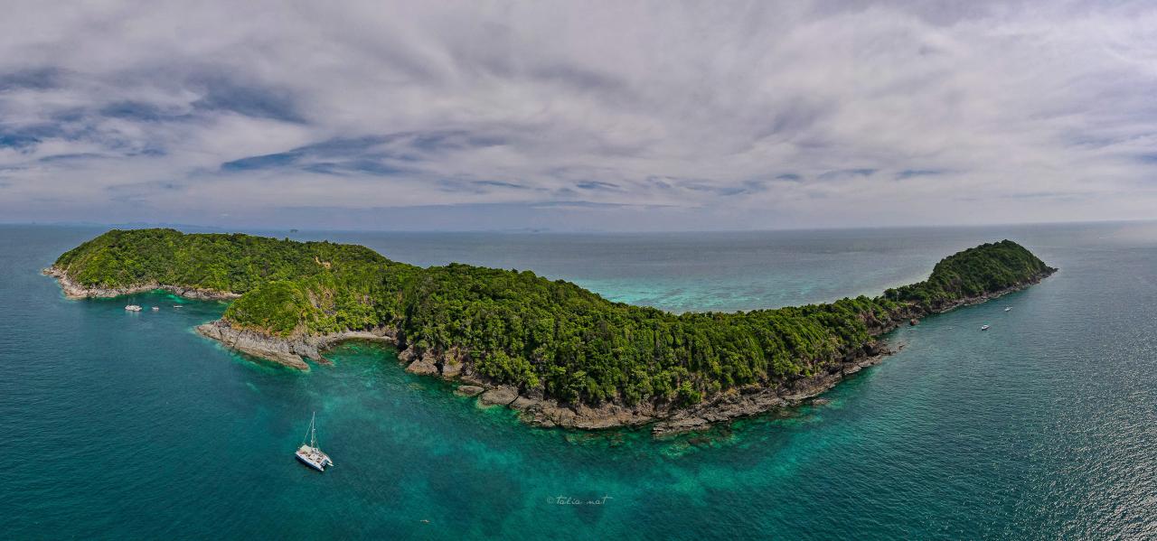 thailand drone shot
